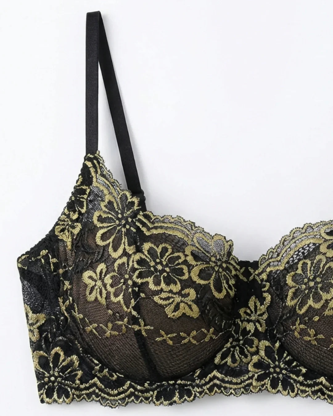 Non-Padded Lace Bra - Nora